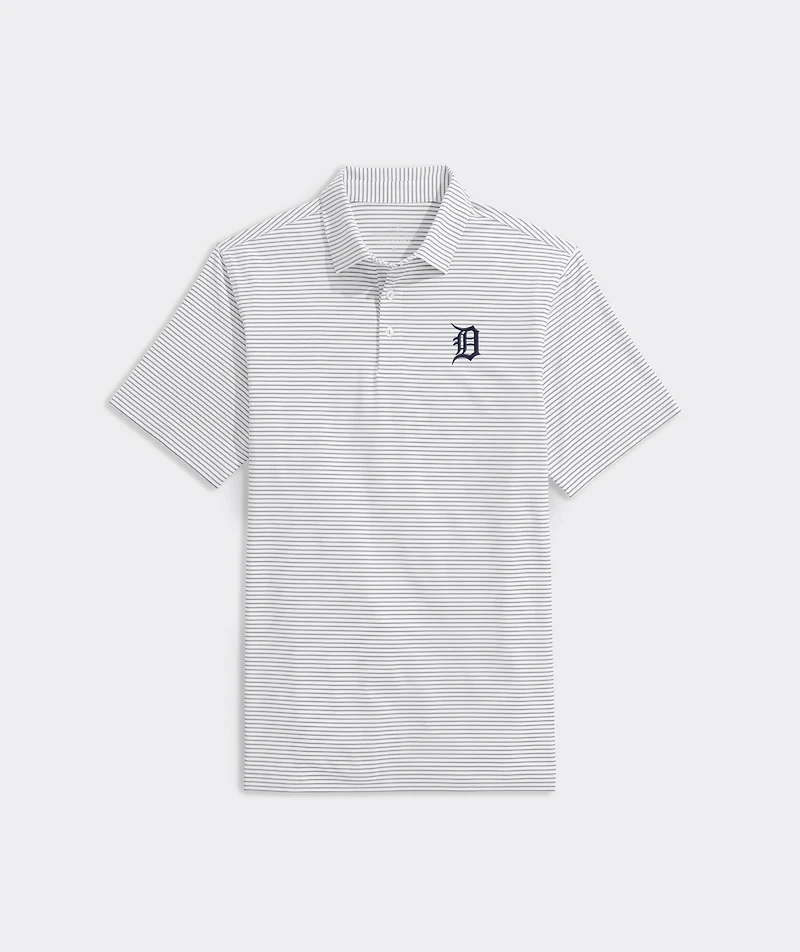 Detroit Tigers Bradley Stripe Sankaty Polo