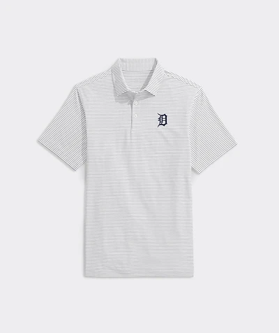 Detroit Tigers Bradley Stripe Sankaty Polo