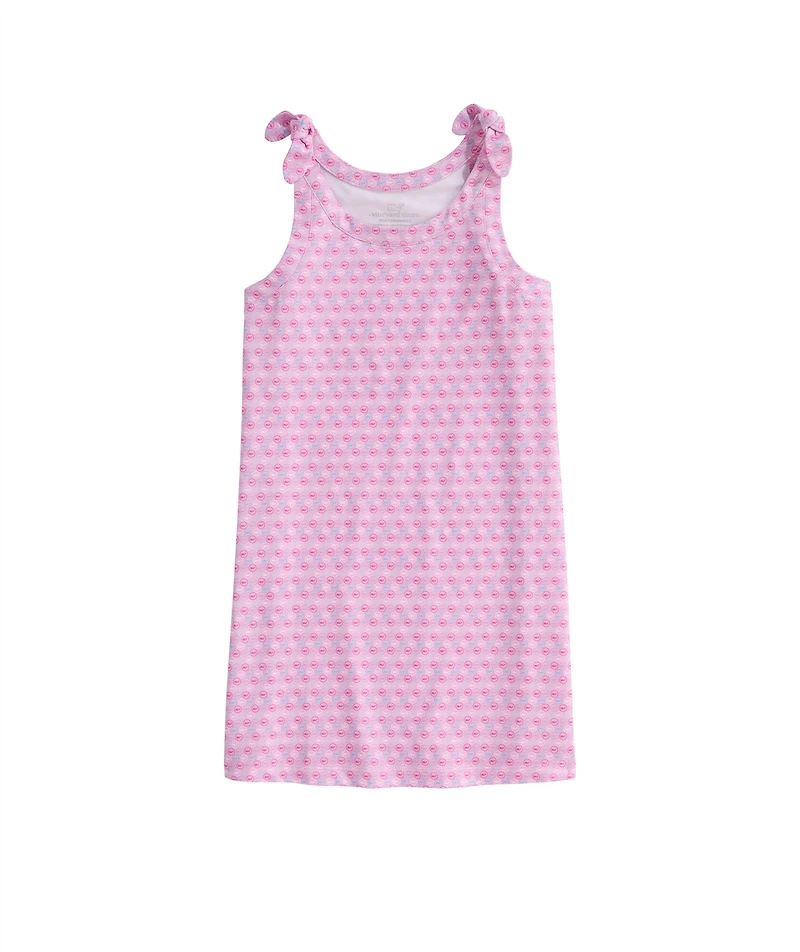 OUTLET Girls' Performance Tie-Sleeve Dress