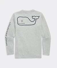 Boys' Long-Sleeve Whale Harbor Sun Performance Tee