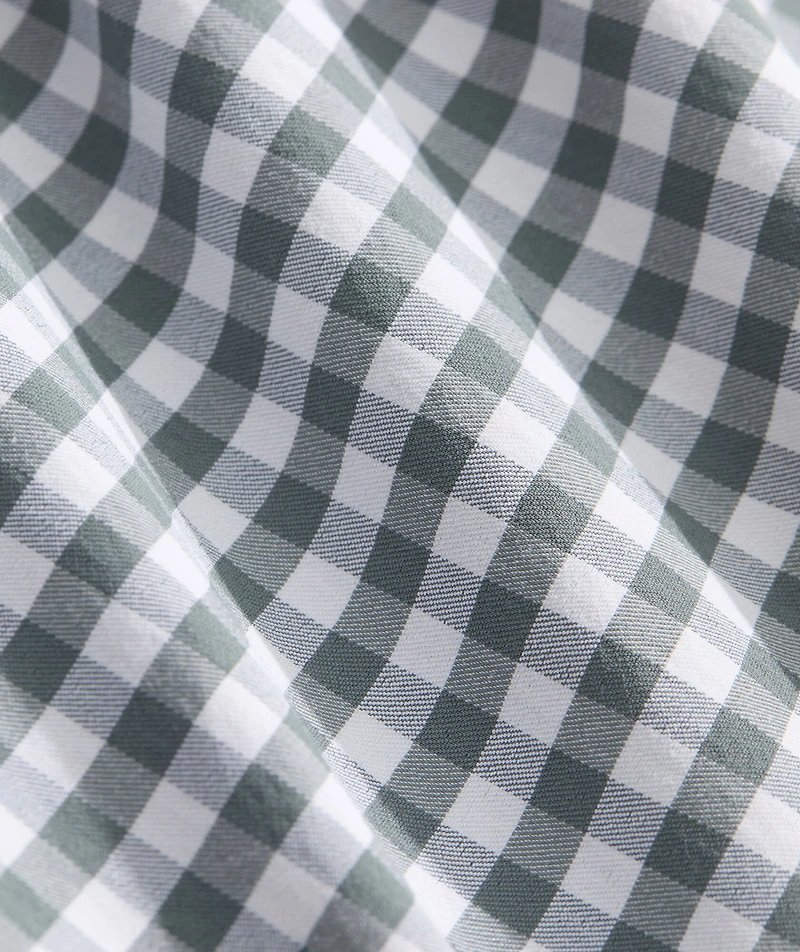 Boys' Skysail Gingham Performance Cotton Shirt