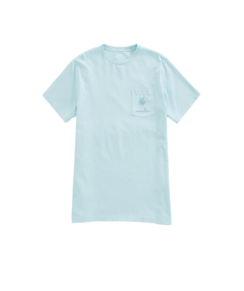 OUTLET Women's Beach Scenic Short-Sleeve Pocket Tee
