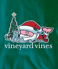 OUTLET Kids' Santa's List Whale Long-Sleeve Pocket Tee