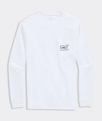 JAWS x vineyard vines Orca Whale Long-Sleeve Pocket Tee