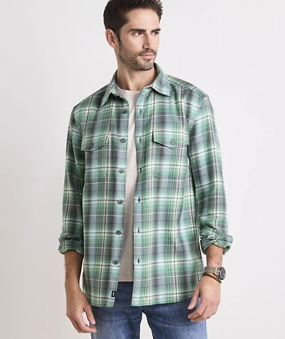 Wickham Plaid Twill Utility Shirt