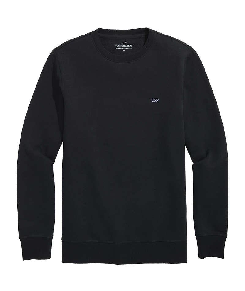 OUTLET Whale Embroidered Brushed Terry Crewneck