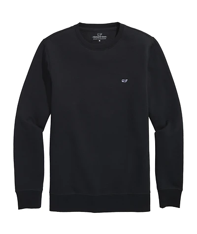 OUTLET Whale Embroidered Brushed Terry Crewneck