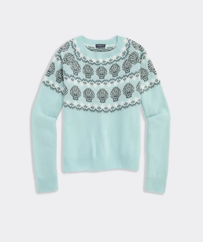 Seaspun Cashmere Shell Intarsia Sweater