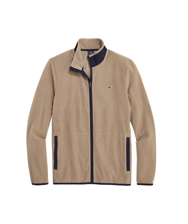 OUTLET Grid Fleece Full-Zip