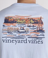 Dockside Autumn Wakes Short-Sleeve Pocket Tee