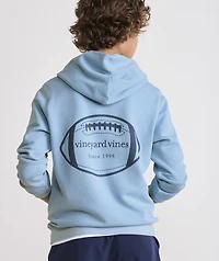 Boys' Surf Terry Football Graphic Hoodie