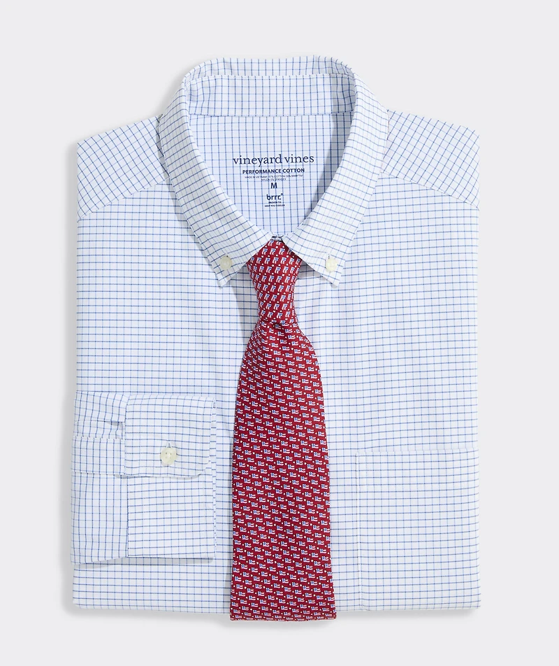 Calabash Check Performance Cotton Shirt
