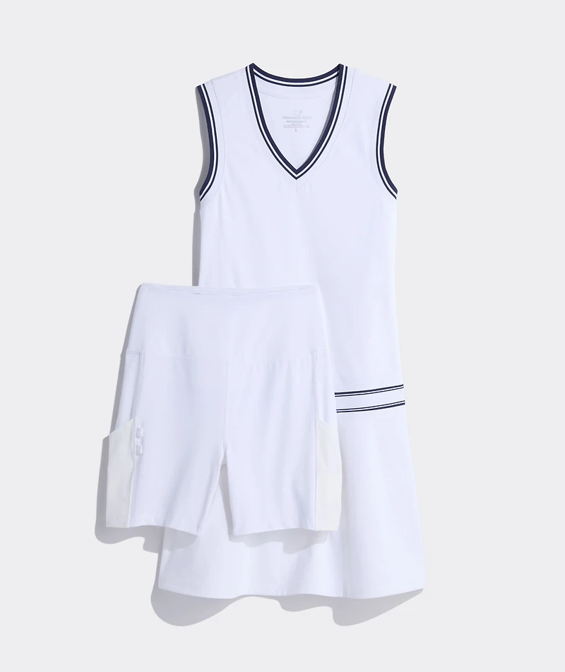 Performance Sleeveless Drop-Waist Dress