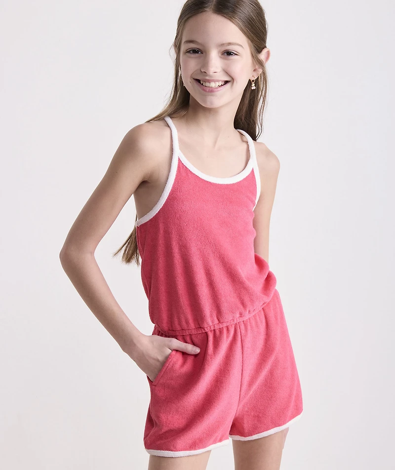 Girls' Terry Towel Romper