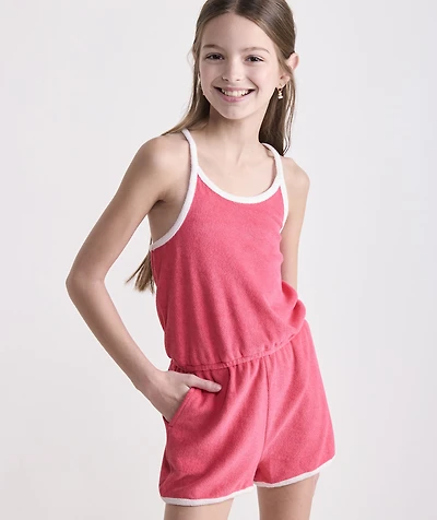 Girls' Terry Towel Romper