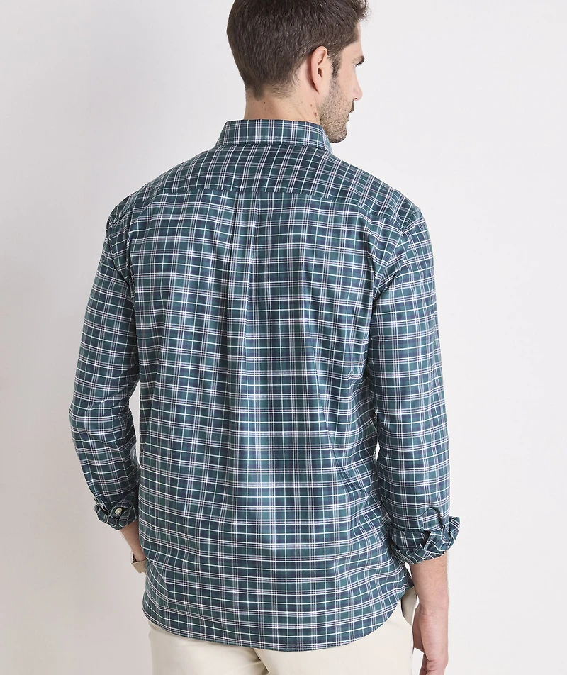 Plaid Performance Cotton Shirt