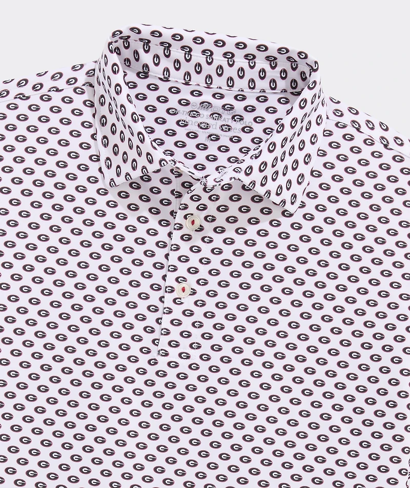 University of Georgia Men's Printed Sankaty Polo