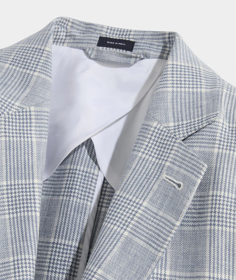 Helmsman Plaid Linen Blazer