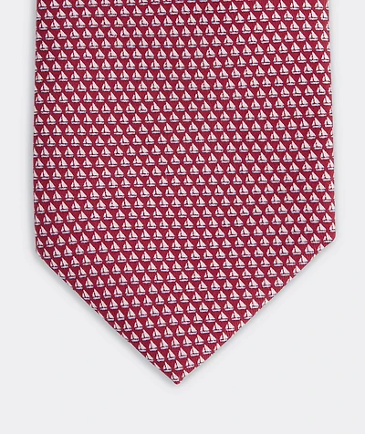 Mini Sailboats Silk Tie