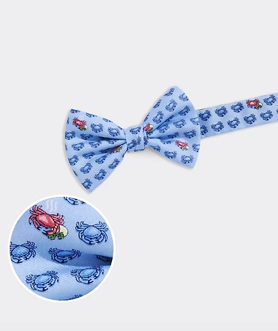 Boys' Crabs Silk Bow Tie