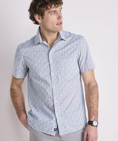 Painkiller Cotton Madras Short-Sleeve Shirt