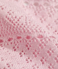 Girls' Pointelle Cardigan