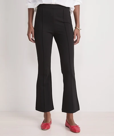 Crop Flare Ponte Pants