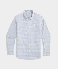 Boys' Wauwinet Tattersall Performance Cotton Shirt