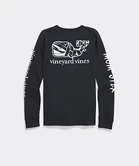Glow-In-The-Dark Mom-ster Long-Sleeve Pocket Tee
