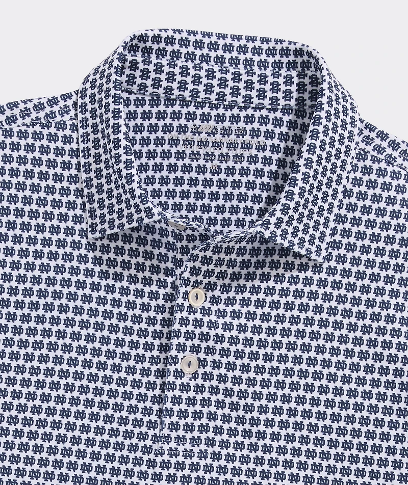 University of Notre Dame Men's Printed Sankaty Polo