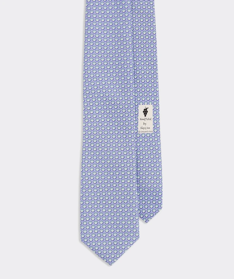 Sea Scallop Silk Tie