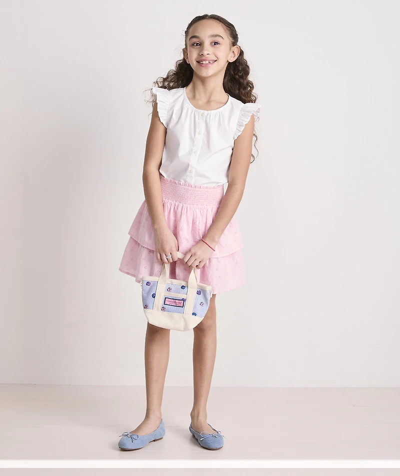 Girls' Evie Poplin Top