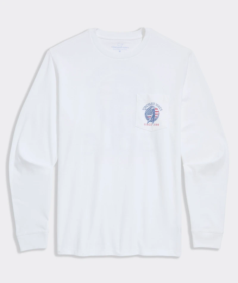 USA Golfer Long-Sleeve Pocket Tee