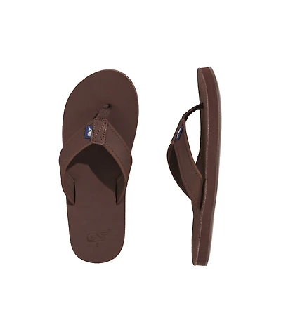 OUTLET Classic Leather Flip Flops