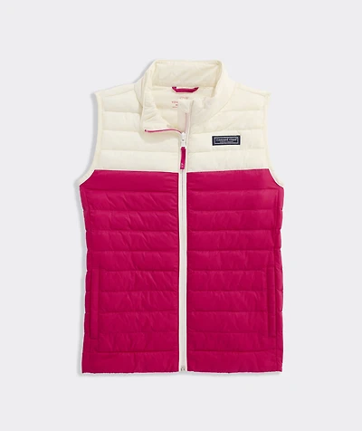 Girls Colorblock Shoreline Puffer Vest