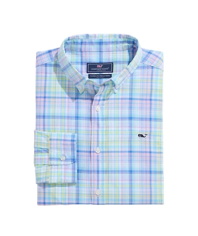 OUTLET Poplin Plaid Shirt