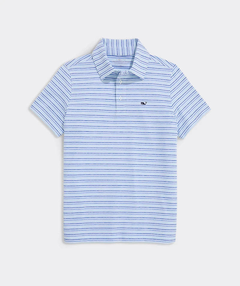 Boys' Multi Bradley Stripe Sankaty Polo