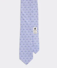 Classic Sailboat Silk Tie