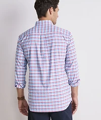 Road Town Tattersall Performance Cotton Shirt