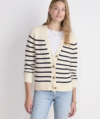 Head Of The Charles® Women's Breton Stripe Cardigan