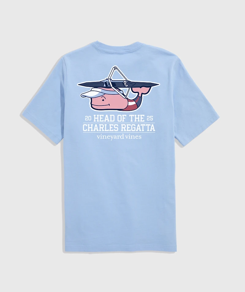 Boys' Head Of The Charles® Rower Whale Short-Sleeve Pocket Tee