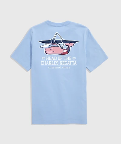 Boys' Head Of The Charles® Rower Whale Short-Sleeve Pocket Tee