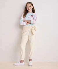 Girls' Velour Joggers