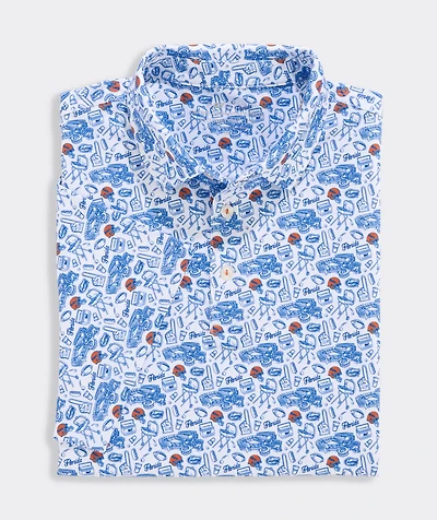 University of Florida Men's Printed Sankaty Polo