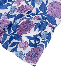 OUTLET Girls' Hydrangea Floral Smocked Dress