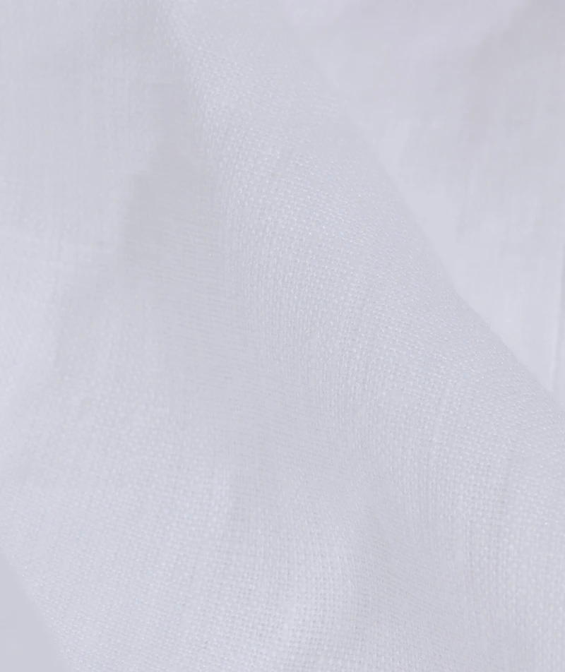 Double-Breasted Linen Jacket