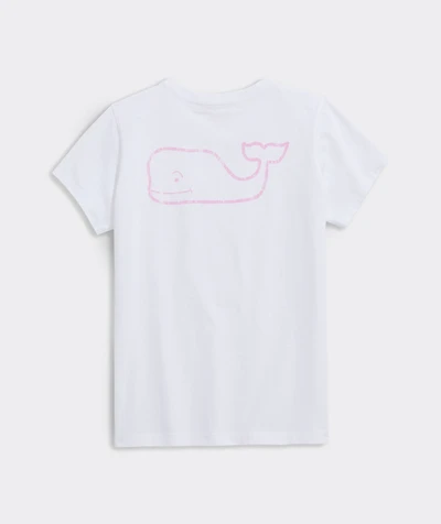 Girls' Vintage Whale Short-Sleeve Pocket Tee
