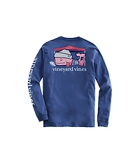 OUTLET Tailgate Whale Long-Sleeve Pocket Tee