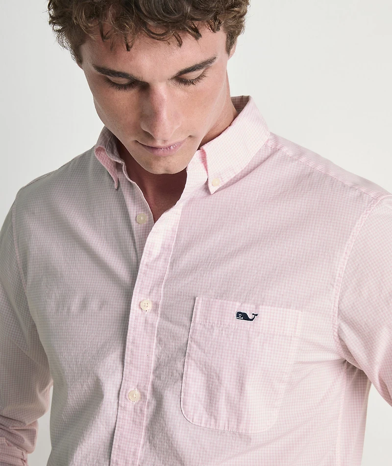 Anegada Gingham Perfect Wash Poplin Shirt