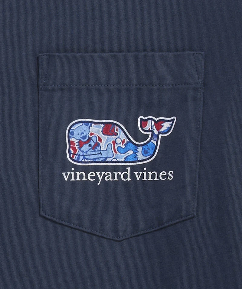 Grateful Dead x vineyard vines Whale Long-Sleeve Pocket Tee
